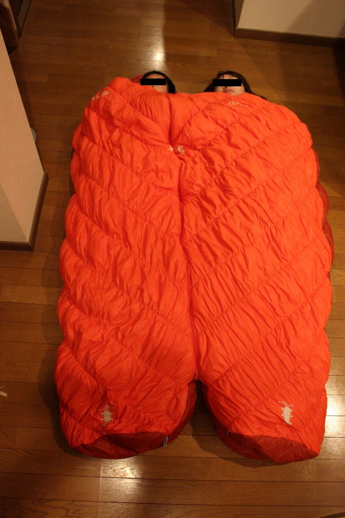 モンベル バロウバッグ #1 秋～冬キャンプのシュラフ（寝袋）に。 連結 