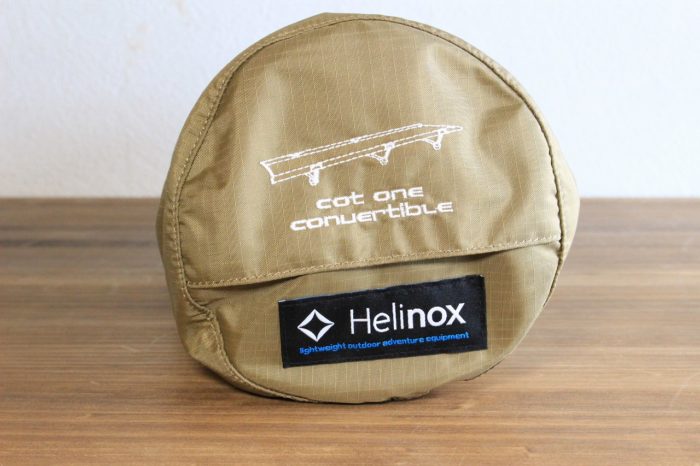 Helinox コットワン シリーズはいい値段するけど、軽量＆コンパクト 