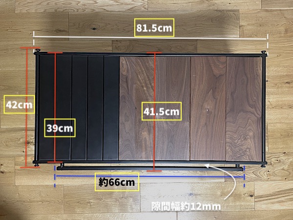 正規取扱店】 【新品未使用】ラーテルワークス ウッドパネルテーブル